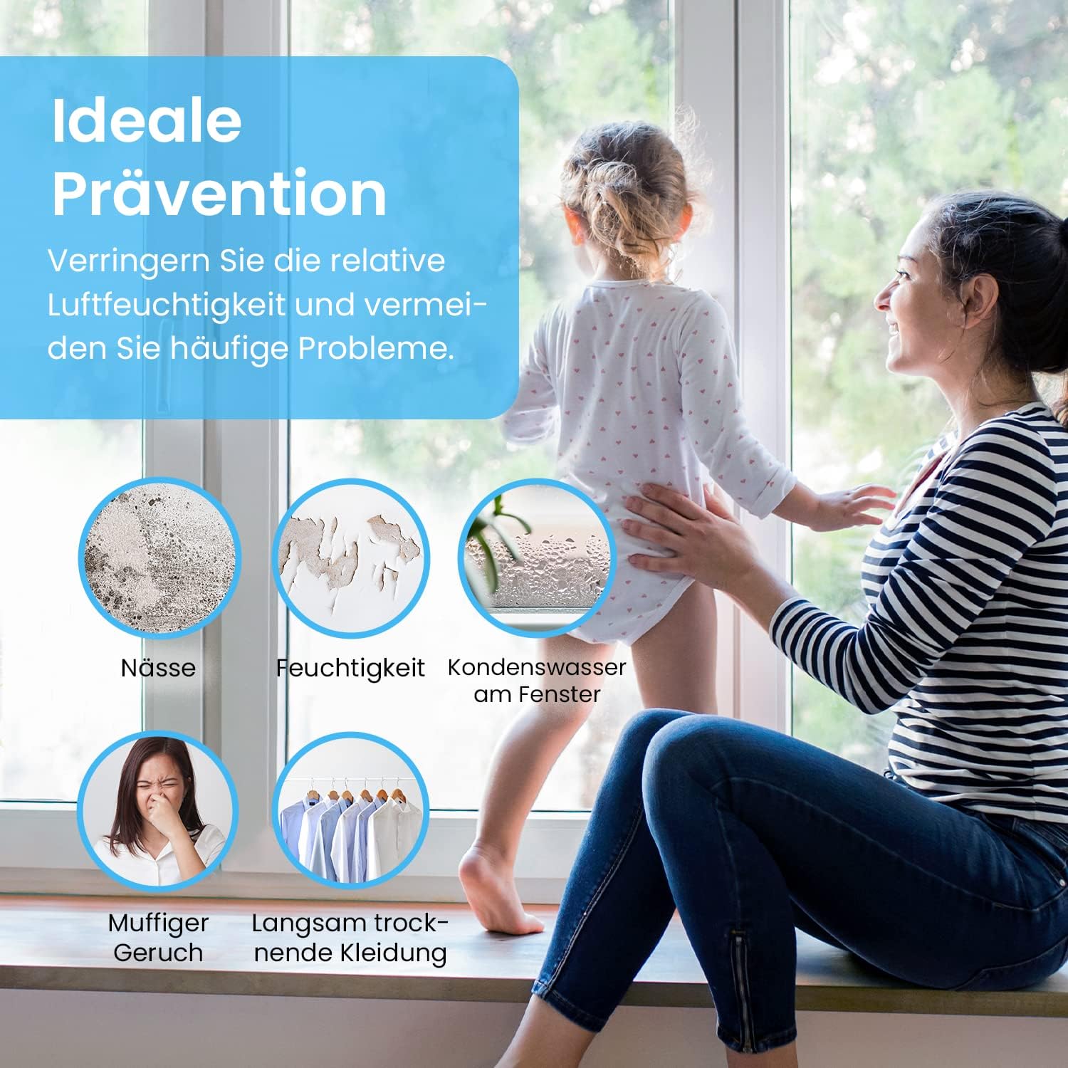Pro Breeze Mini-Luftentfeuchter - Detailaufnahme 3